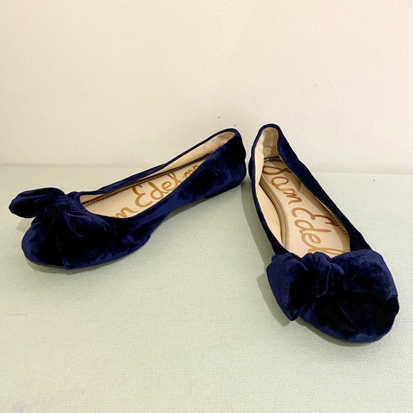 Sam Edelman Shoes - ❤️ Sam Edelman ‘Franny’ Velvet Bow Ballet Flats